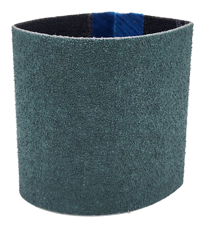3" (76 mm) de ancho x 7-3/8" (187 mm) de largo. Cinta DynaCut de grano 80, A/Z.