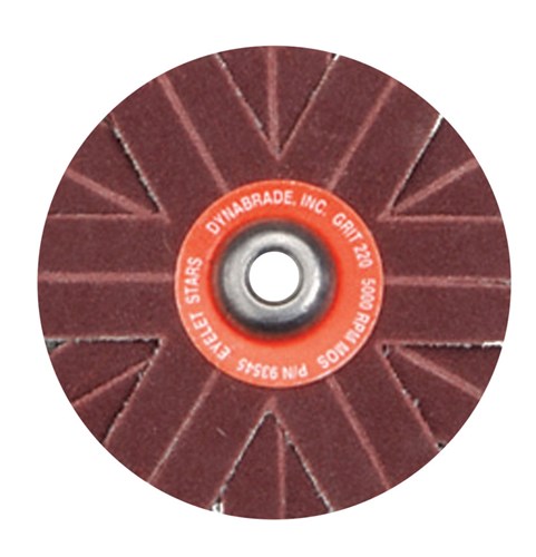 1" (25 mm) Dia. 120 Grit A/O Eyelet Sanding Star