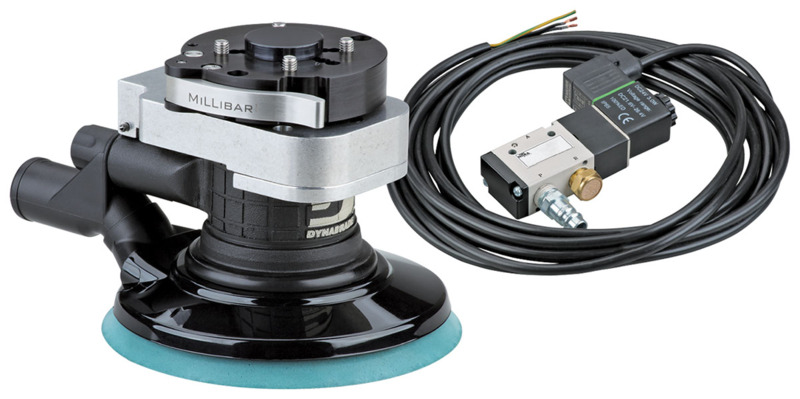 Lijadora orbital aleatoria Dynorbital Supreme con aspiración central, de 6" (152 mm) de diámetro