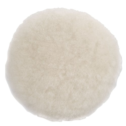 7" (178 mm) Dia. Polishing Pad, Natural Sheepskin Wool