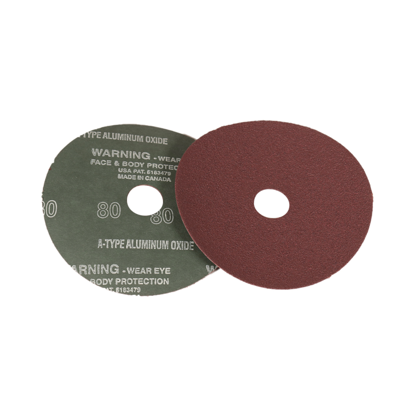 Disco de fibra DynaCut de 5" (127 mm) de diámetro x 7/8" de espesor, grano 80, A/O