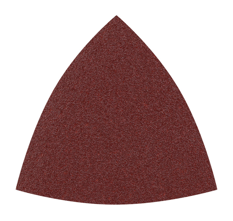 Disco DynaCut Dynafine triangular con cara de gancho, sin aspiración, grano 120, A/O