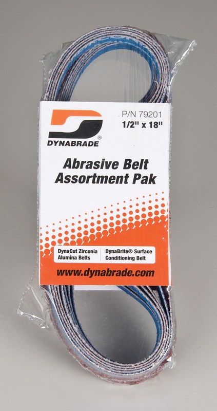 Paquete surtido de correas de 1/2" (13 mm) de ancho x 18" (457 mm) de largo