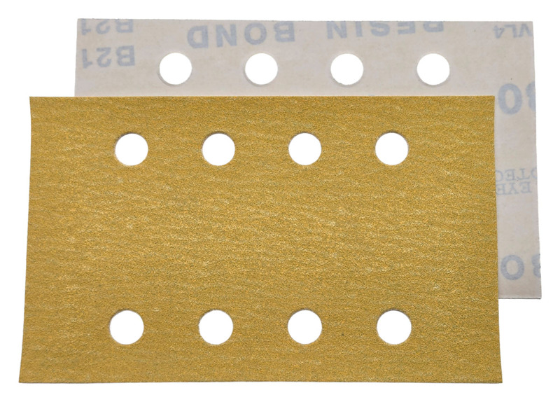 Hoja DynaCut PSA con succión, grano 180, A/O, 81 mm de ancho x 133 mm de largo