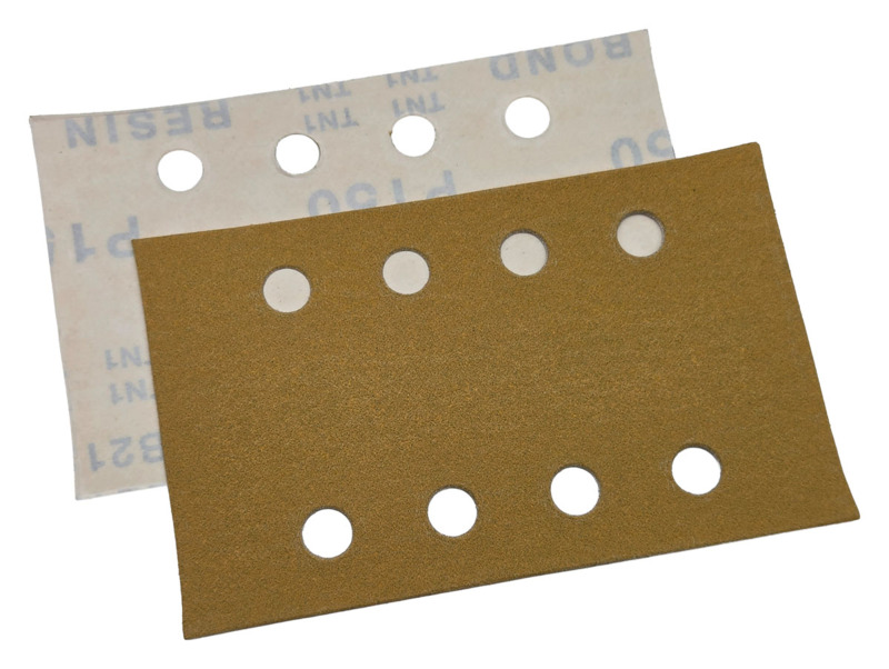 81 mm W x 133 mm L 150 Grit A/O Vacuum PSA DynaCut Sheet