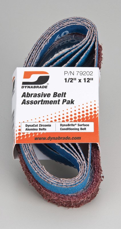 1/2" (13 mm) W x 12" (305 mm) L Belt Assortment Pak Contains:
