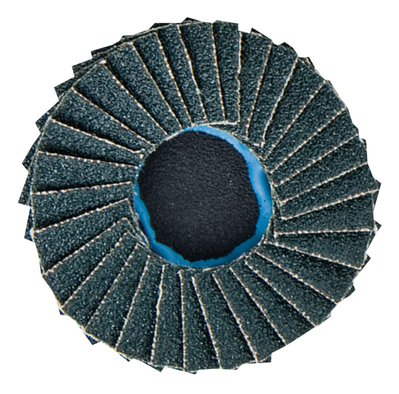 3" (76 mm) Dia. x 80 Grit Z/A Non-Vacuum DynaCut Locking-Type Flap Disc